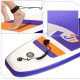 Piepūšamā Vienvietīgs SUP Dēlis Atpūtai, 380cm (līdz 160kg) l Inflatable One-Seater SUP Board for Outdoor...