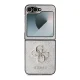 Чехол Guess Leather 4G Metal Logo для Samsung Galaxy Z Flip 6, Розовый