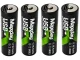 AA Li-Ion 1.5V 2200mWh uzlādējamas baterijas ar USB-C, 4 gab.