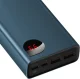 Baseus Adaman portatīvais akumulators 20000mAh 65W Quick Charge 4.0 Power Delivery zils | Bank 2X Usb / 1X Type C...