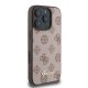 Guess Peony Script MagSafe futrālis iPhone 16 Pro Max - brūns | case for brown