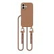 Tech-Protect iPhone 16 vāciņš MagNecklace MagSafe ar aukliņu, brūns