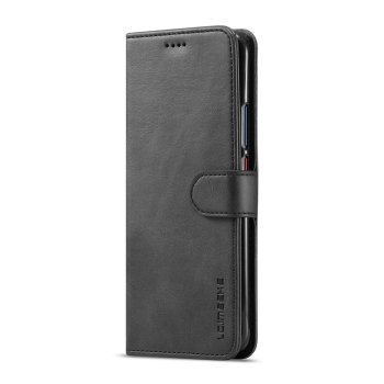 Huawei Mate 20 Pro 2018 (LYA-L09, L29) LC.IMEEKE PU Leather Wallet Case Cover, Black