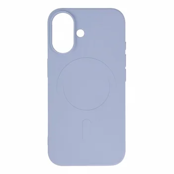 Чехол Liquid Silicone Case MagSafe для iPhone 16, лавандовый