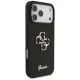 Guess Fixed Glitter Big 4G vāciņš Apple iPhone 17 Pro Max Black