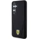 Ferrari Samsung Galaxy S24 Case Hot Stamp V Lines MagSafe, Black