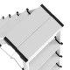 Hailo D60 StandardLine divpusējās kāpnes, 2x7 pakāpieni