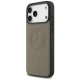 Чехол Mercedes для iPhone 17 Pro Max Leather Vintage Logo MagSafe, бежевый