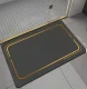 Vannas Istabas Paklājs 40x60cm, Melns | Bathroom Mat