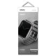 Uniq Pasek Linus Apple Watch Series 4/5/6/7/8/se/se2 38/40/41mm. Airosoft Silicone grey/chalk Grey