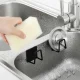 Самоклеящийся держатель для кухонной губки, сталь, черный