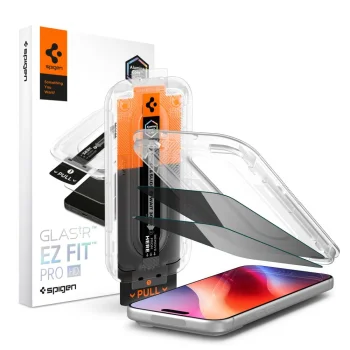 Защитное стекло Spigen Glas.tR EZ Fit Pro HD Privacy для iPhone 18 Pro Max, 2 шт.