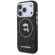Karl Lagerfeld IML Head Logo MagSafe vāciņš iPhone 17 Pro - Melns | Phone Case Cover Black