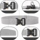 Tactical Survival Belt with Quick Release Buckle 131cm Grey