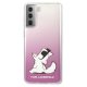 Karl Lagerfeld Samsung Galaxy S21+ Case Choupette Fun, Pink
