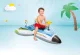 Piepūšamā lidmašīna ar ūdens pistoli INTEX 57536, zila