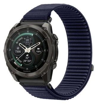 Ремешок Tech-Protect NylonLoop для Garmin Fenix (51 мм), тёмно-синий