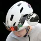 Велосипедный шлем Rockbros LK-15 Carbon Fiber 58-62см, светло-серый