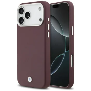 BMW Sign Full Wrapped Metal MagSafe vāciņš Apple iPhone 17 Pro Max, Sarkans