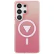 Guess IML Gradient Triangle MagSafe vāciņš priekš Samsung Galaxy S26 Ultra, rozā