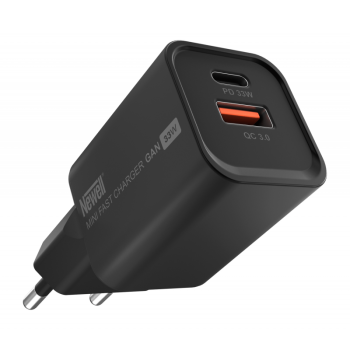 Newell GaN 33W tīkla lādētājs, USB-C un USB-A