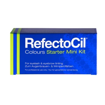 Uzacu un skropstu krāsošanas sākuma komplekts RefectoCil Colours Starter Mini Kit