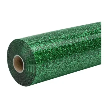 Термотрансферная пленка HTVRONT Glitter, 30.5 см x 90 см, зеленая