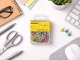 Metal Paper Clips 70 Pcs Round Office School Document Supplies, Multicolor