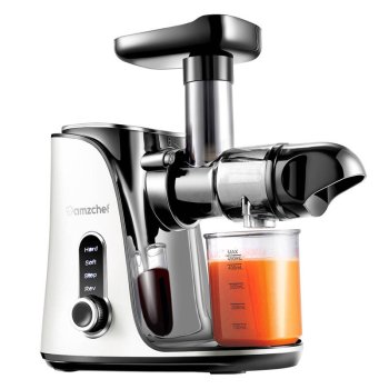 Шнековая соковыжималка AMZCHEF GM3001-WT Cold Press Белая