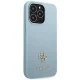 Guess Saffiano 4G Small Metal Logo vāciņš iPhone 13 Pro Max - zils