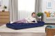 Bestway 67002 Divvietīgs piepūšamais matracis 191x137x22 cm, tumši zils