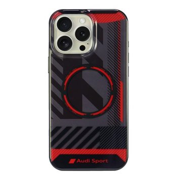 Audi iPhone 16 Pro Max Case IML Sport MagSafe, Black