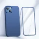 Joyroom 360 Full Case iPhone 13 vāciņš ar rūdīto aizsargstiklu, JR-BP927, zils