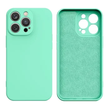 Samsung Galaxy S23+ Plus (SM-S916) Silicone Color Case Cover, Green | Чехол Обложка Бампер...