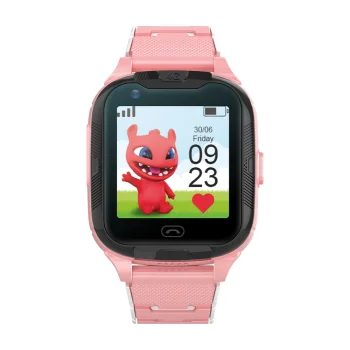 Maxlife MXKW-350 4G bērnu viedpulkstenis ar GPS un Wi-Fi, Rozā