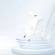 Dudao A26 PD20W GaN USB-C lādētājs, balts