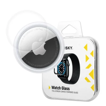 Гибридное защитное стекло Wozinsky Watch Glass для AirTag, черное