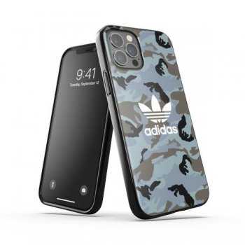Adidas Or Snapcase Camo iPhone 12/12 Pro, Blue / Black | Telefona Vāciņš Maciņš Apvalks Bamperis