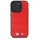 Чехол BMW для iPhone 16 Pro Max M Perforated And Stitched Line MagSafe, красный