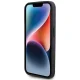 BMW iPhone 15 Pro vāciņš Leather Carbon, melns