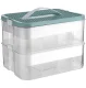 Kaste, konteiners LEGO blokiem, 2 līmeņi | LEGO Blocks Container Box