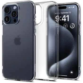 Spigen iPhone 15 Pro vāciņš Ultra Hybrid, matēts caurspīdīgs