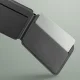 Uniq Lyden DS magnētiskais RFID maks ar telefona statīvu - zils un melns | magnetic wallet with phone stand blue and...