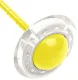 LED Ankle Skip Ball Flashing Jumping Ring for Kids, Yellow