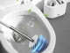 Silicone WC Toilet Brush, White/Gray