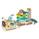 Multifunctional 2-in-1 Space Theme Car Track Set with Parking Garage & Elevator XXL