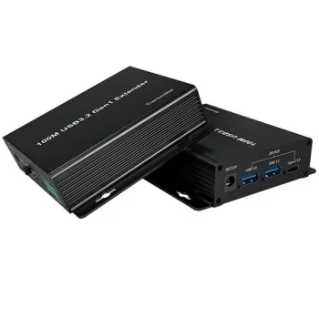 USB 3.2 Gen1 pagarinātājs līdz 100m, 2x USB-A, 2x USB-C