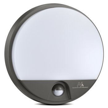 Maclean MCE291 GR LED āra lampa ar kustību sensoru, 15W, 1100lm, Pelēka
