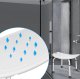 ModernHome Adjustable Shower Chair with Handles