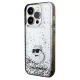 Чехол Karl Lagerfeld для iPhone 14 Pro Liquid Glitter Choupette, прозрачный